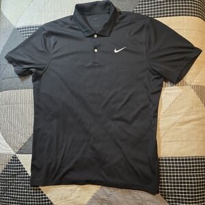 Nike Men's Black Polo Shirt